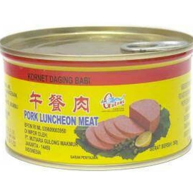 

MODEL RBV426 Daging Babi Kaleng Maling gulong Canned Pork Luncheon Meat 397gr