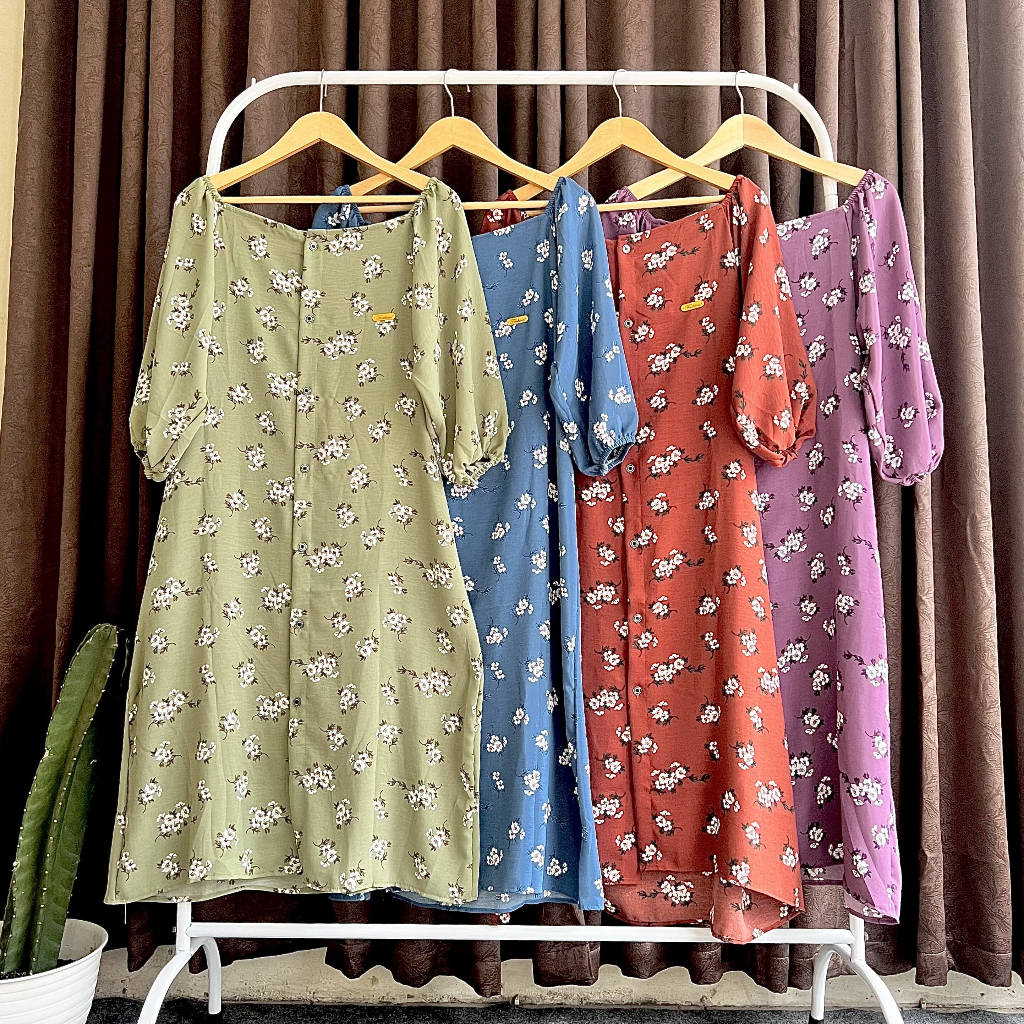 Sora Tunik Motif Crinkle Airflow Busui Friendly – Tunic Wanita Panjang