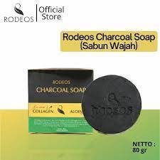 SABUN RODEOS CHARCOAL SOAP FOR MEN ORIGINAL SABUN MUKA ANTI JERAWAT