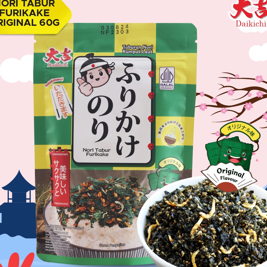 

Diskon Nori Tabur Furikake Rumput Laut Panggang Campuran Ikan Teri 60g
