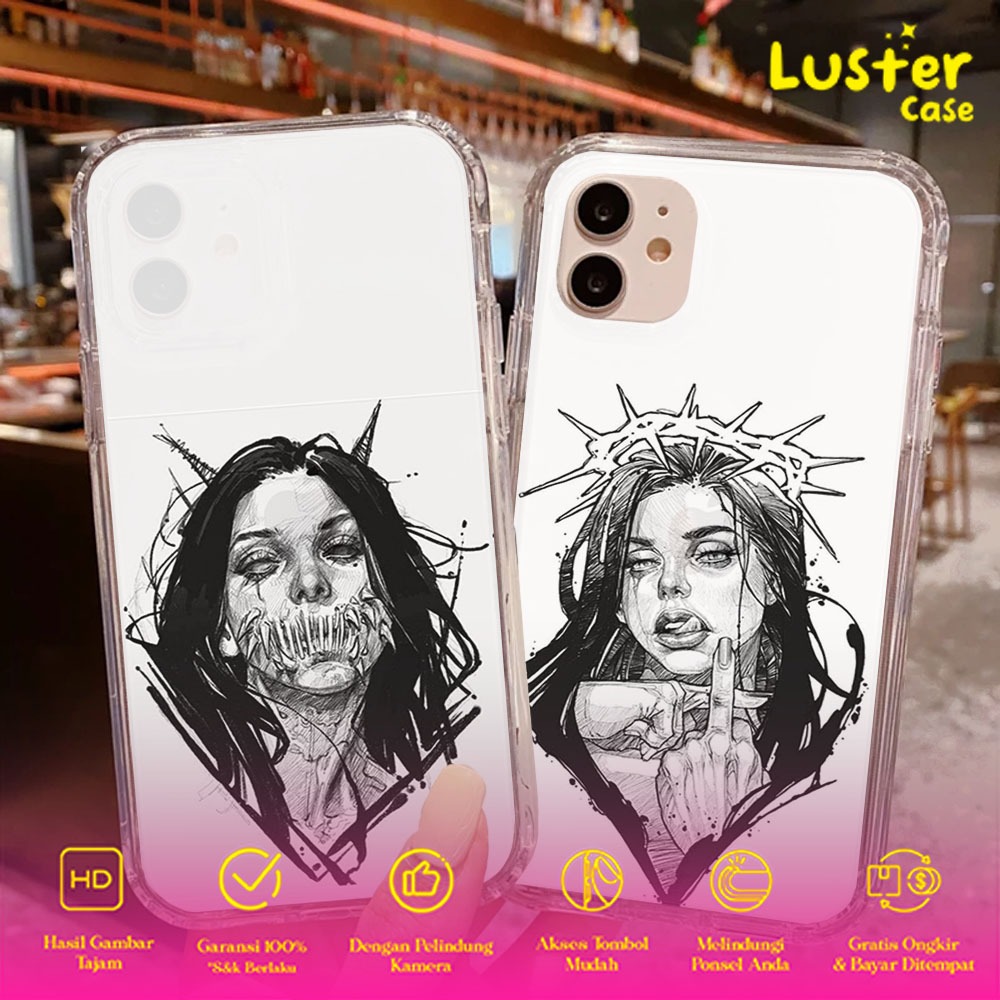 Case INFINIX HOT 20I 20S 12 12 PRO 12I 12 PLAY 11 10 11 PLAY 10 10S 9 9 PLAY 8 11S 11S NFC 20 PLAY  Luster [ CH ] Casing Hp Aesthetic Kesing Hp Karakter Anime Cassing Hp Motif Lucu Clear Case Infinix Softcase Infinix