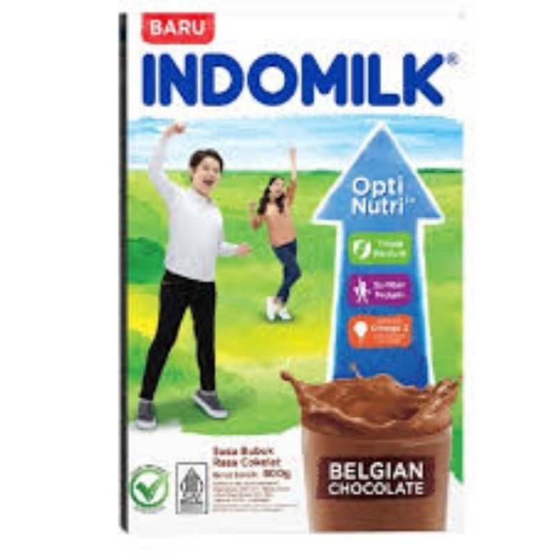 

susu indomilk full cream uht rasa cokelat 800 gr