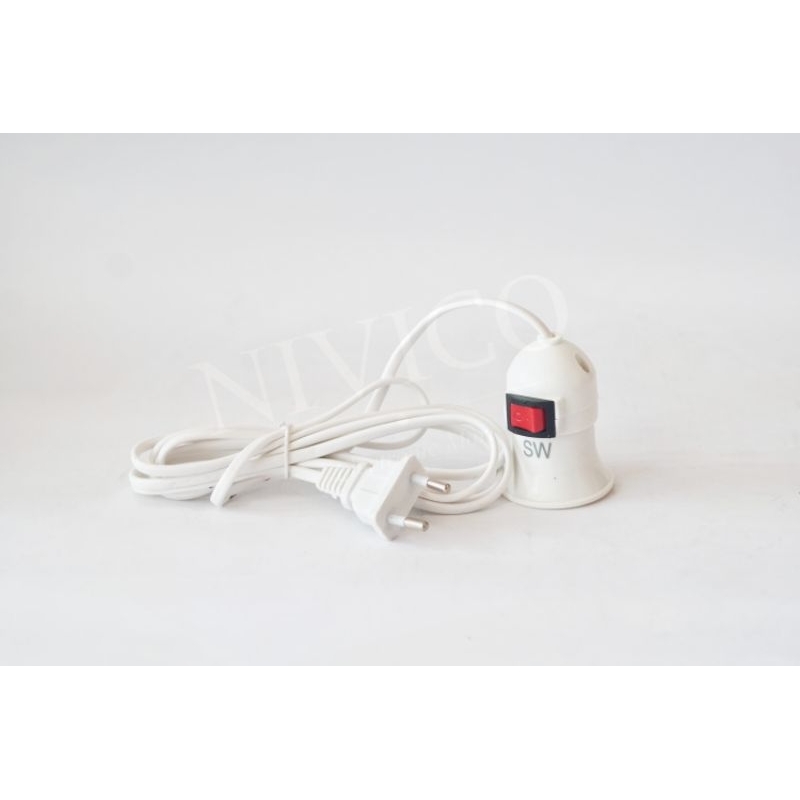 Fitting lampu SHENGWEI KABEL+SWITCH (3M) (5M)