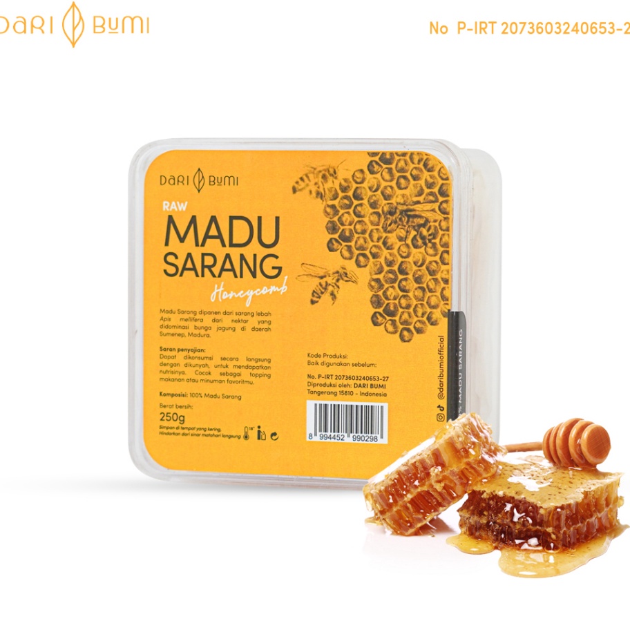 

Ready Dari Bumi Madu Sarang Akasia Asli 250 Gr Raw Honey Comb