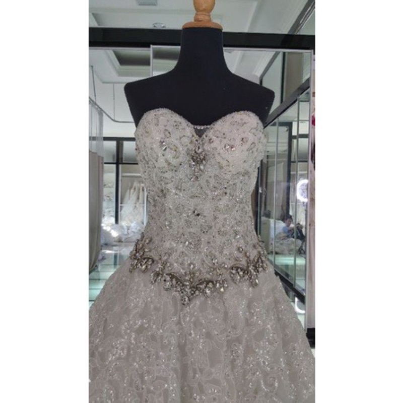 gaun pengantin second wedding gown preloved