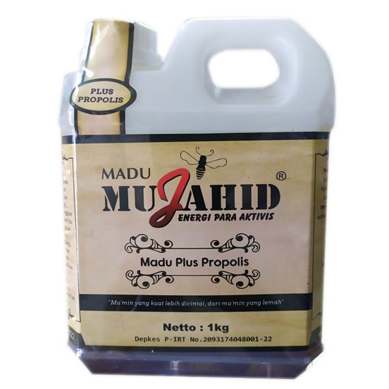 

Big Sale Madu Hutan MUJAHID 1kg Asli + Propolis (Kemasan Baru)