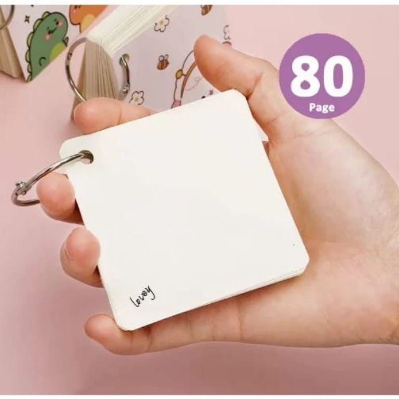 

Notebook/Loose Leaf Book/Buku/Sticky Note Gantungan Memo