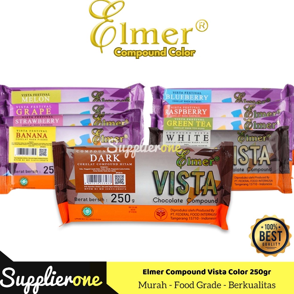 

GC9 Elmer Vista Festival 250gr Coklat Batang Warna / Coklat Batang Es Kulkul / Cokelat Batang Warna 250gr 9vyva
