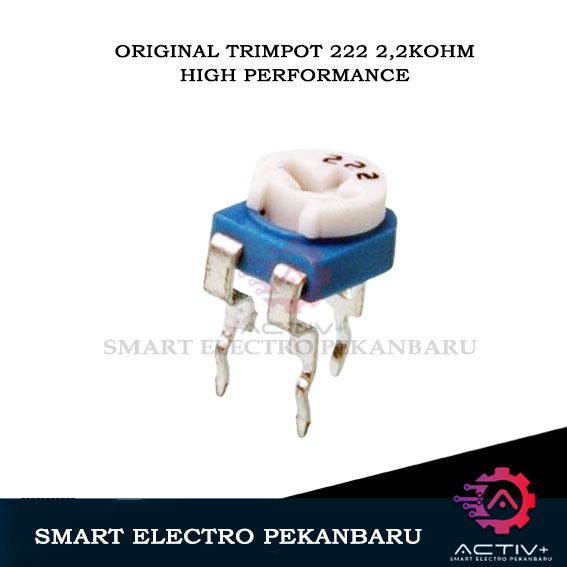ORIGINAL TRIMPOT 222 2K2 2.2K OHM POTENSIO METER Trimmer Variable Resistor VR 222 2,2K 2,2KOHM 2.2KO