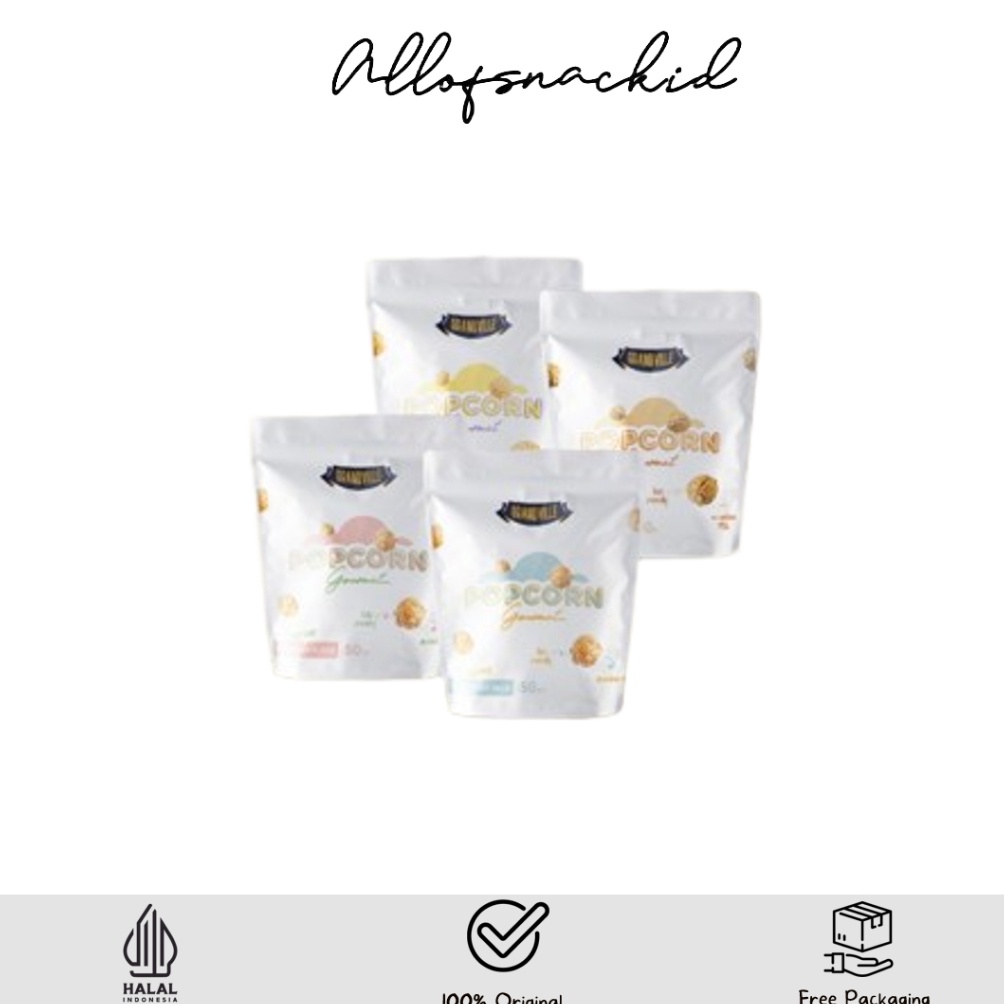 

B3stseller Grandville - Popcorn Gourmet - 50gr - All Varian For sale