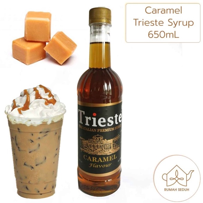 

59 650mL Sirup Caramel Trieste - Caramel Italian Syrup - Karamel 0lfs9