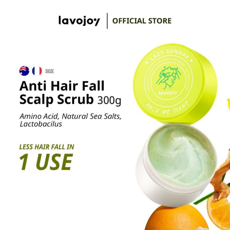 lavojoy Hold Me Tight Scalp Scrub Lazy Sunday 300g