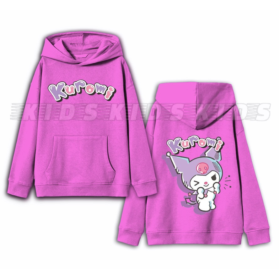jaket hoodie anak kuromi/hoodie anak kuromi Free nama untuk laki-laki perempuan kuromi