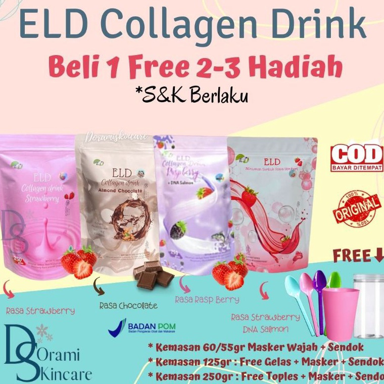 

Bay@r Di Tempat BELI 1 1 HADIAH - ELD COLLAGEN DRINK STRAWBERRY MINUMAN PEMUTIH BADAN COLAGEN AMAN BPOM HALAL MUI ( ER ORGANIK) Produk Trend