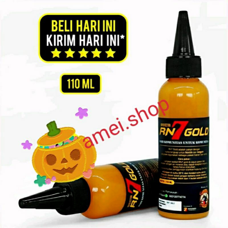 Rn7 Gold nektar vitamin minuman burung RAPID NECTAR NEKTAR RN7 GOLD PAKAN KOLIBRI KONIN PLECI HARIAN