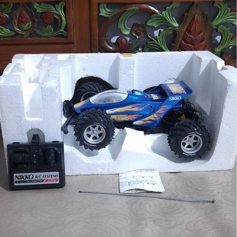 Nikko RC Savage Buggy Racing Car - Mobil Remote Control Jadul Tanpa Baterai
