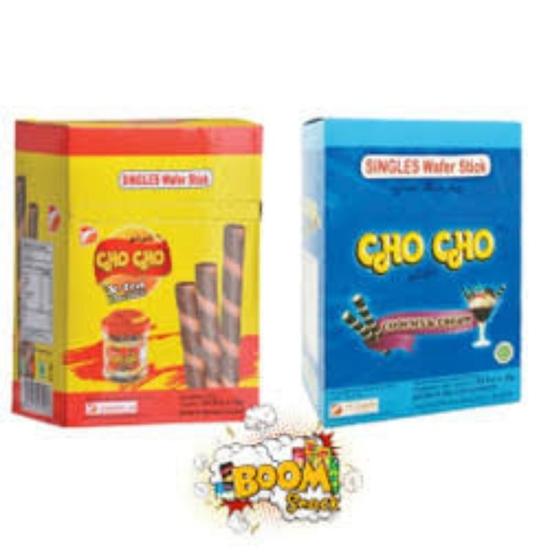 

CHO CHO SINGLES WAFER STICK EXTRA CHOCOLATE NETTO 24 PCS X 7 GR