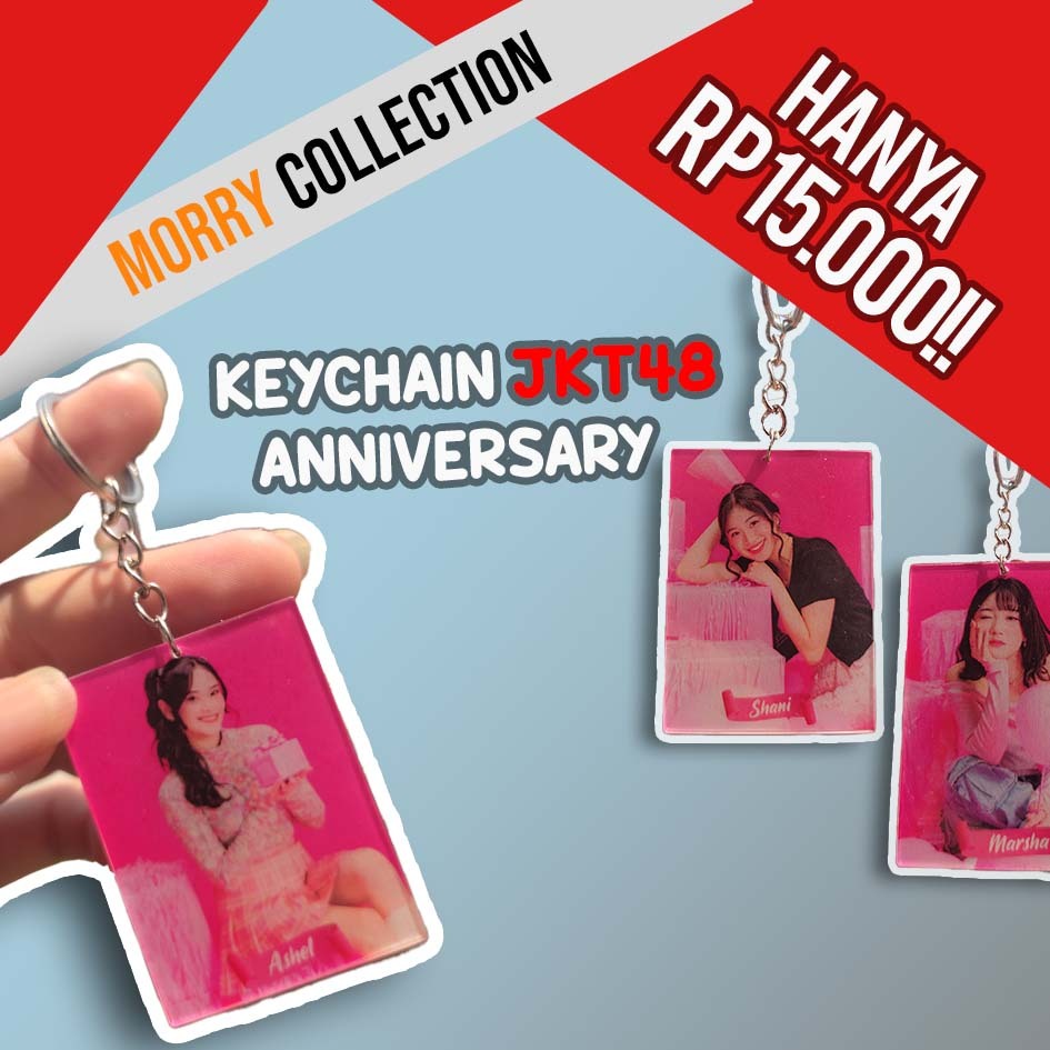 Gantungan Kunci Keychain JKT48 Anniversary 11th [UNOFFICIAL] | Fanmade