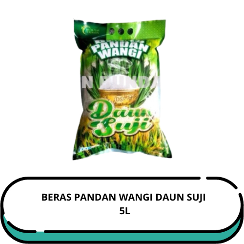 

BERAS PANDAN WANGI DAUN SUJI 5L