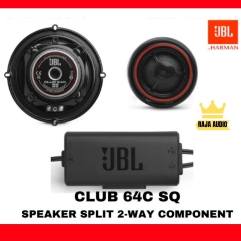 JBL Club 64C Speaker Split 2-way 6.5" Midbass+Tweeter+Xover
