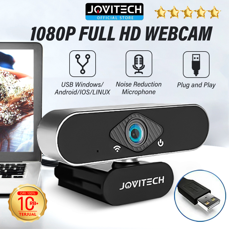 Jovitech Webcams Laptop 1080P USB Kamera PC 4K Full HD  Live Broadcast Video Meeting Camera - CM08