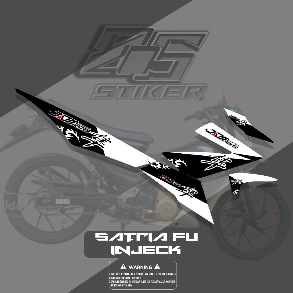 STRIPING SATRIA FU FI NEW - STRIPING SATRIA FU INJEK - FU FI