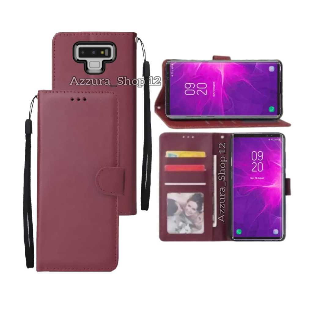 Case Dompet Untuk SAMSUNG GALAXY Note 9 Flip Cover Leather Premium Casing HP