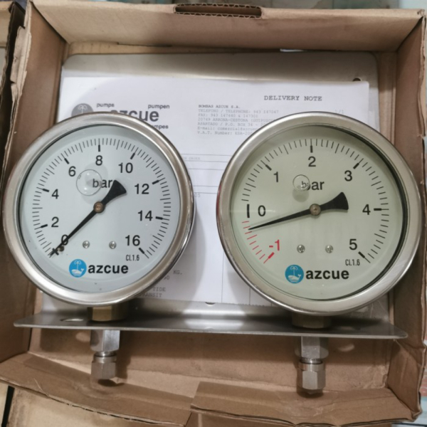 

Dijual Gauge Vacuum Azcue 4 16bar and -1/4Bar Bracket Set Murah
