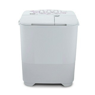 Midea MTD79NTG Mesin Cuci 2 Tabung 6 Kg - Cover Grey