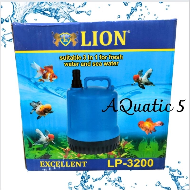 LION LP 3200 Pompa Kolam Air Mancur Hidroponik