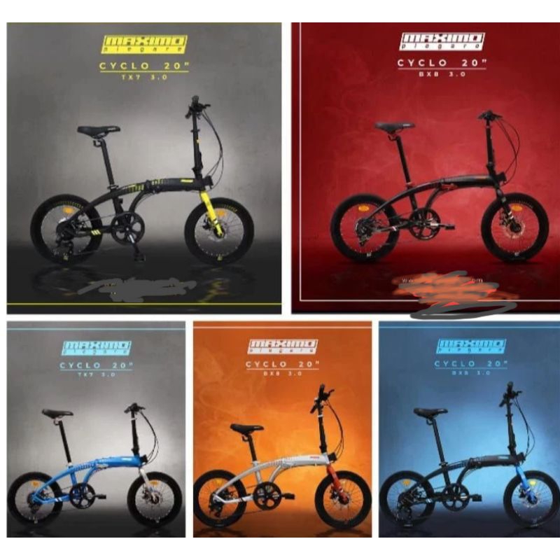 sepeda lipat maximo cyclo 20 inch