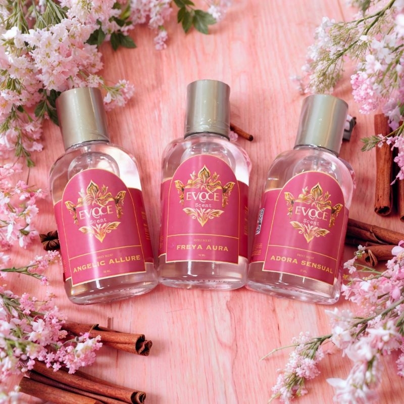 Parfum Wanita Wangi Tahan Lama 24jam Soft EDP Eau De Parfum Wangi Soft Evoce Scent Freya Aura,sweet 