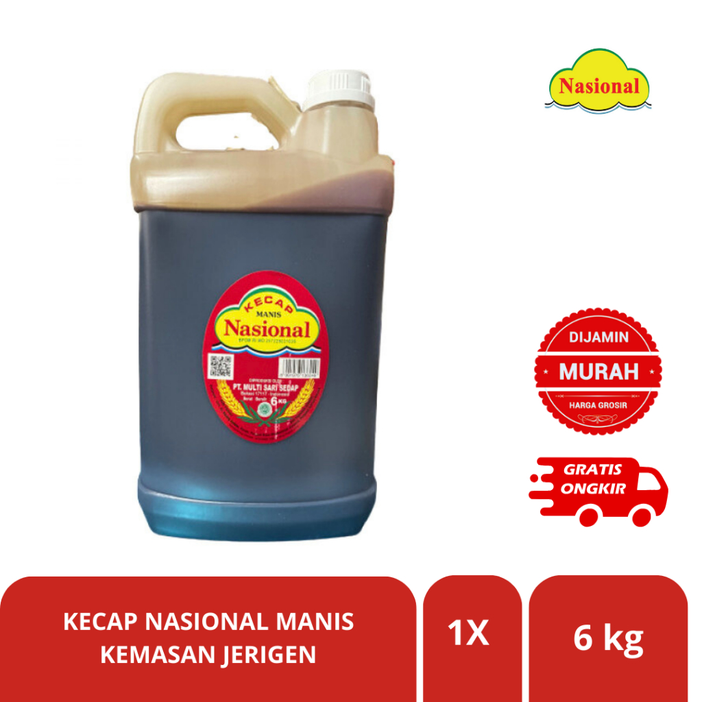 

RASA - Kecap Manis Nasional Jerigen 5,5 KG Satuan