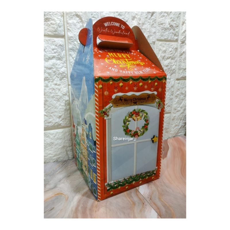 

Box 3 Toples Natal Dus Kotak Kado Merry Christmas