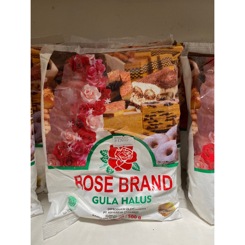 

Rose Brand gula halus 500gr