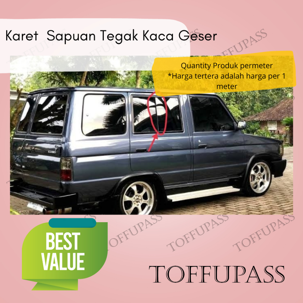 Karet sapuan tegak untuk kaca geser mobil Karet Overhead