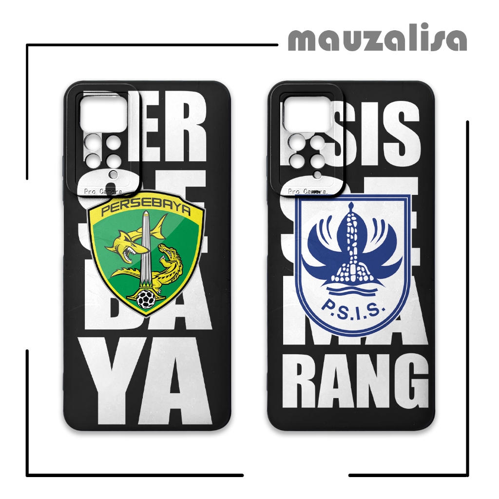 Case Hp Xiao-mi Redmi Note 11 Pro 4G Model Motif Club Bola - Casing Softcase Gambar Psis Dan Perseba