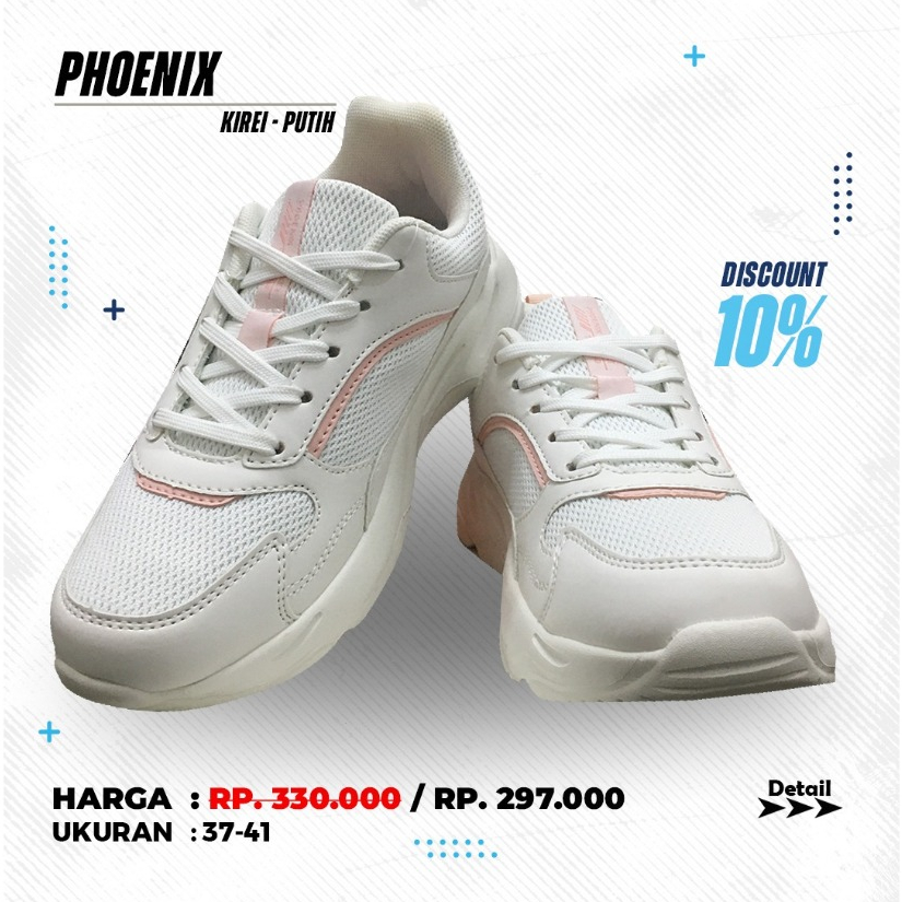 SEPATU PHOENIX KIREI - PUTIH Murah
