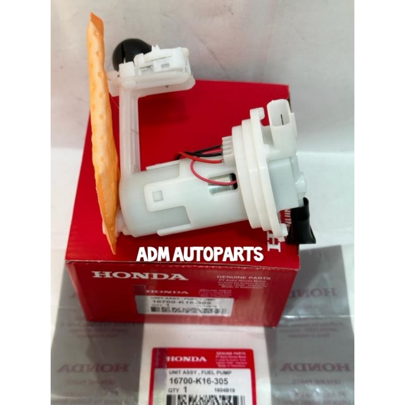 Fuel pump Assy K16 ASLI MITSUBA, Beat Fi Scoopy Fi Stater kasar. Beat esp  Stater halus (2015+2016) 