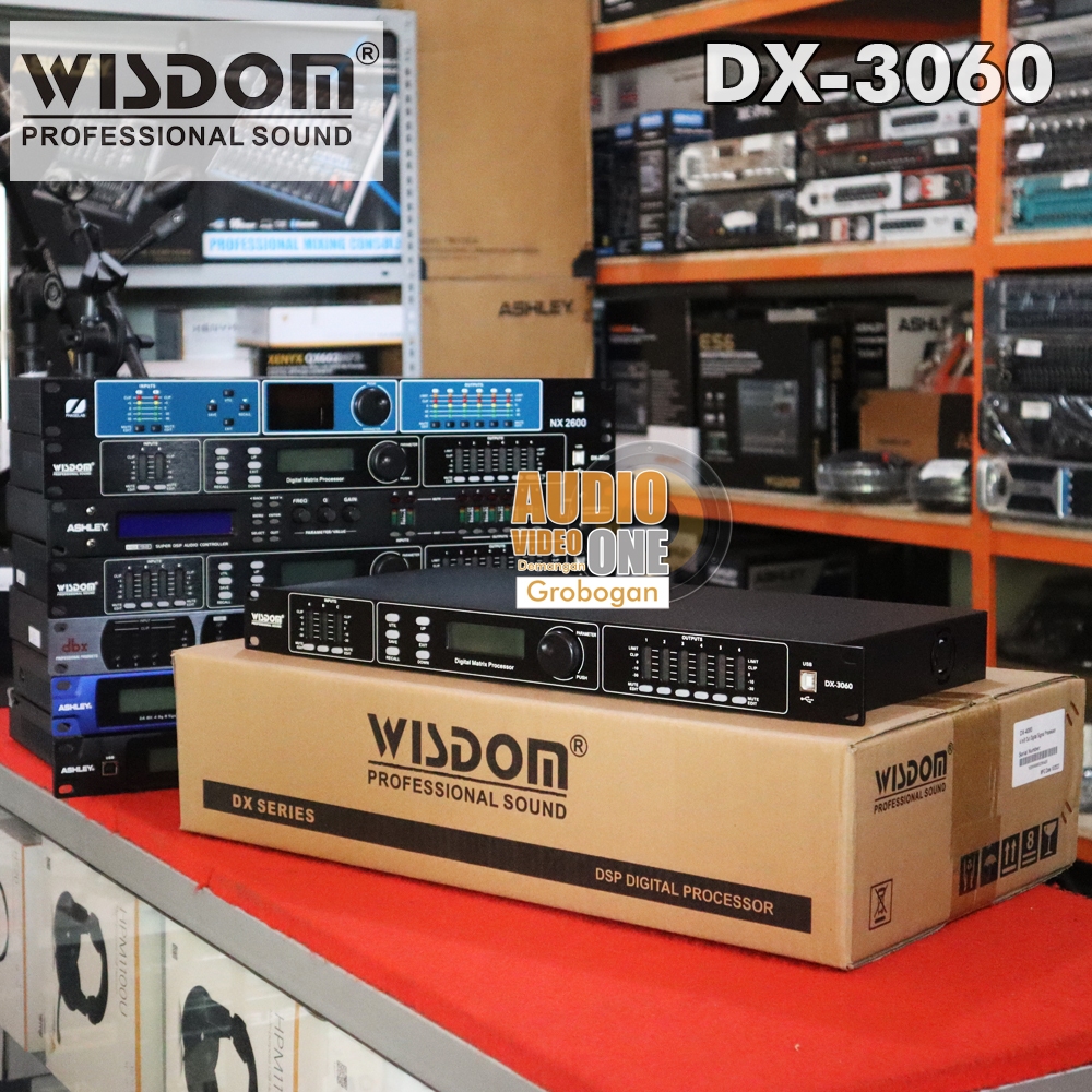 Management Wisdom DX3060 DLMS 3 In 6 Out Driverack Wisdom DX 3060 Original