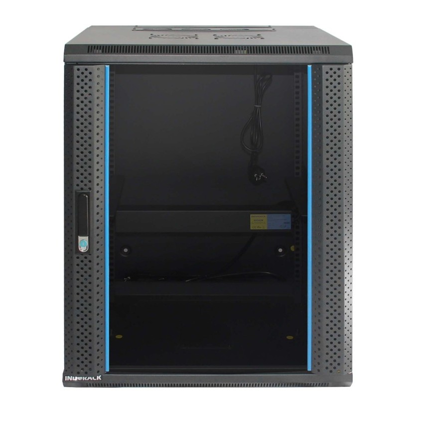 INDORACK WALLMOUNT 15U DEPTH 600MM DOUBLE DOOR - WIR6015D RACKMOUNT