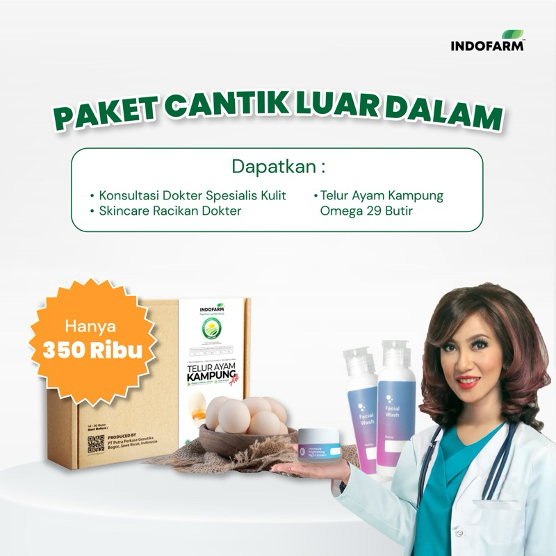 

Paket Cantik Luar Dalam Indofarm X Metaderma