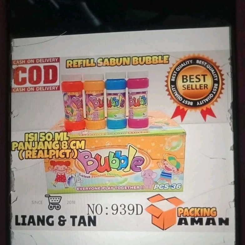 promo mainan anak sabun refil isi ulang bubble camera