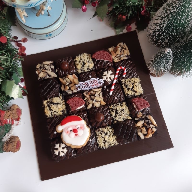 

Fudgy Brownies for Christmas Hamper