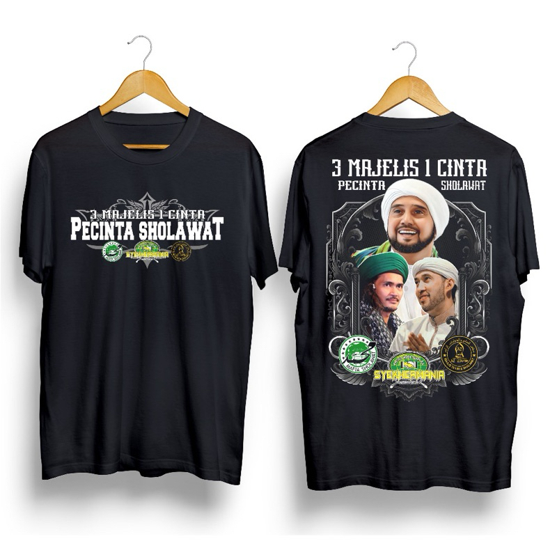 kaos atasan pecinta sholawat habib syekh bin AA