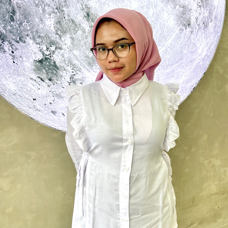 ADHARA BLOUSE -  Kemeja Wanita - Atasan Wanita - Blouse Wanita - Kemeja Korea - Blouse Korea - Kemej