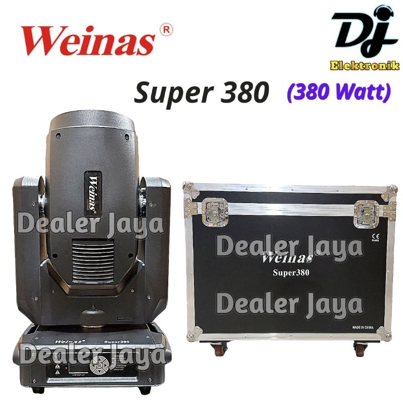 WEINAS PHASELAB Lampu Lighting / Moving Beam SUPER 380 / SUPER380 + Hardcase - 380 watt