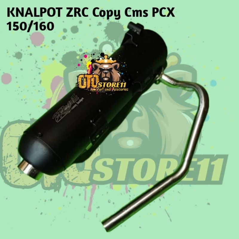 Knalpot ZRC Copy Cms HONDA PCX Lokal 150 Dan PCX new  160 knalpot PCX