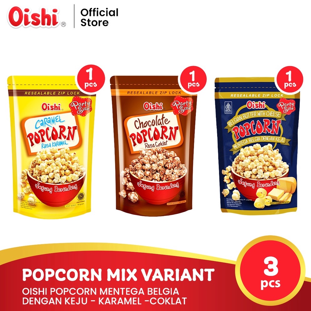 

[✰M54&] Oishi Popcorn Mix Variant (3pcs) Elewen