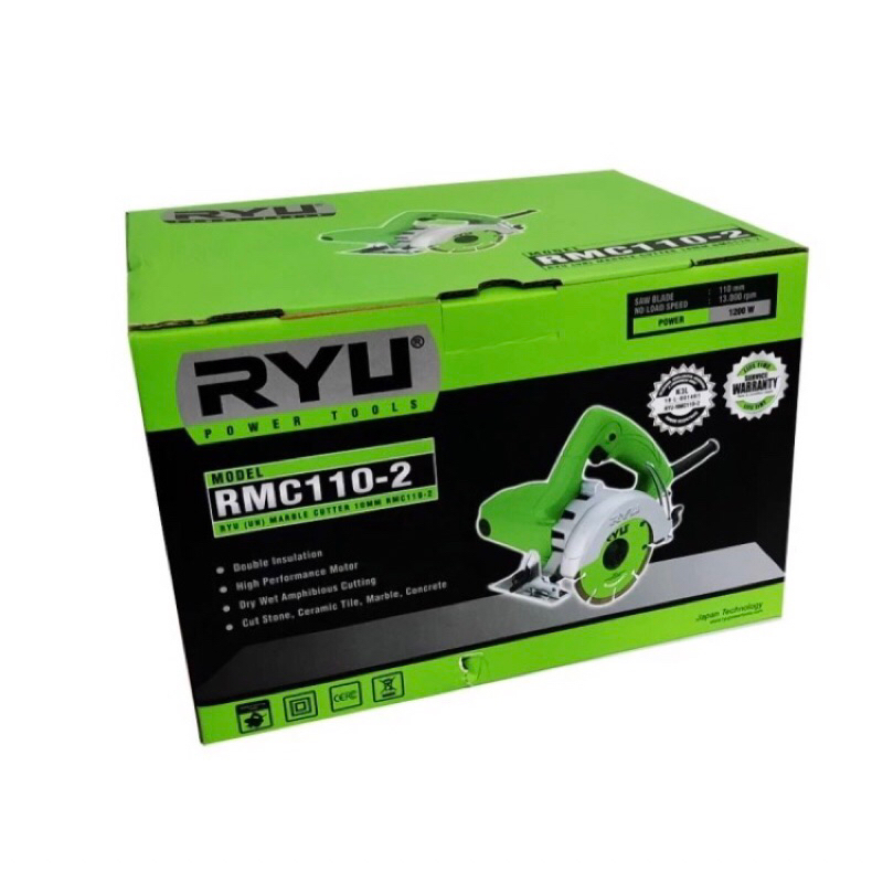 Mesin Potong Keramik RYU RMC 110-2 / MARBLE CUTTER RYU RMC110-2